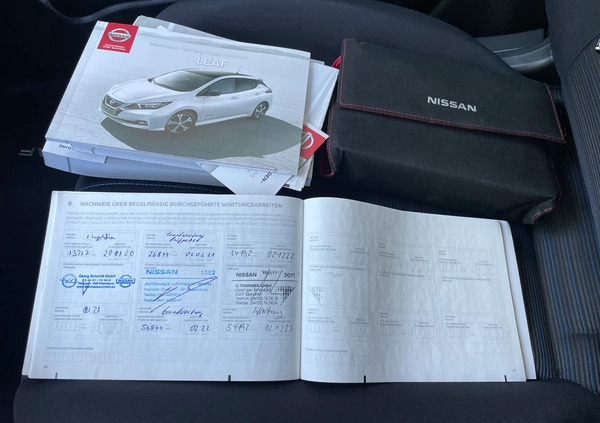 Nissan Leaf cena 83900 przebieg: 35000, rok produkcji 2019 z Sława małe 326